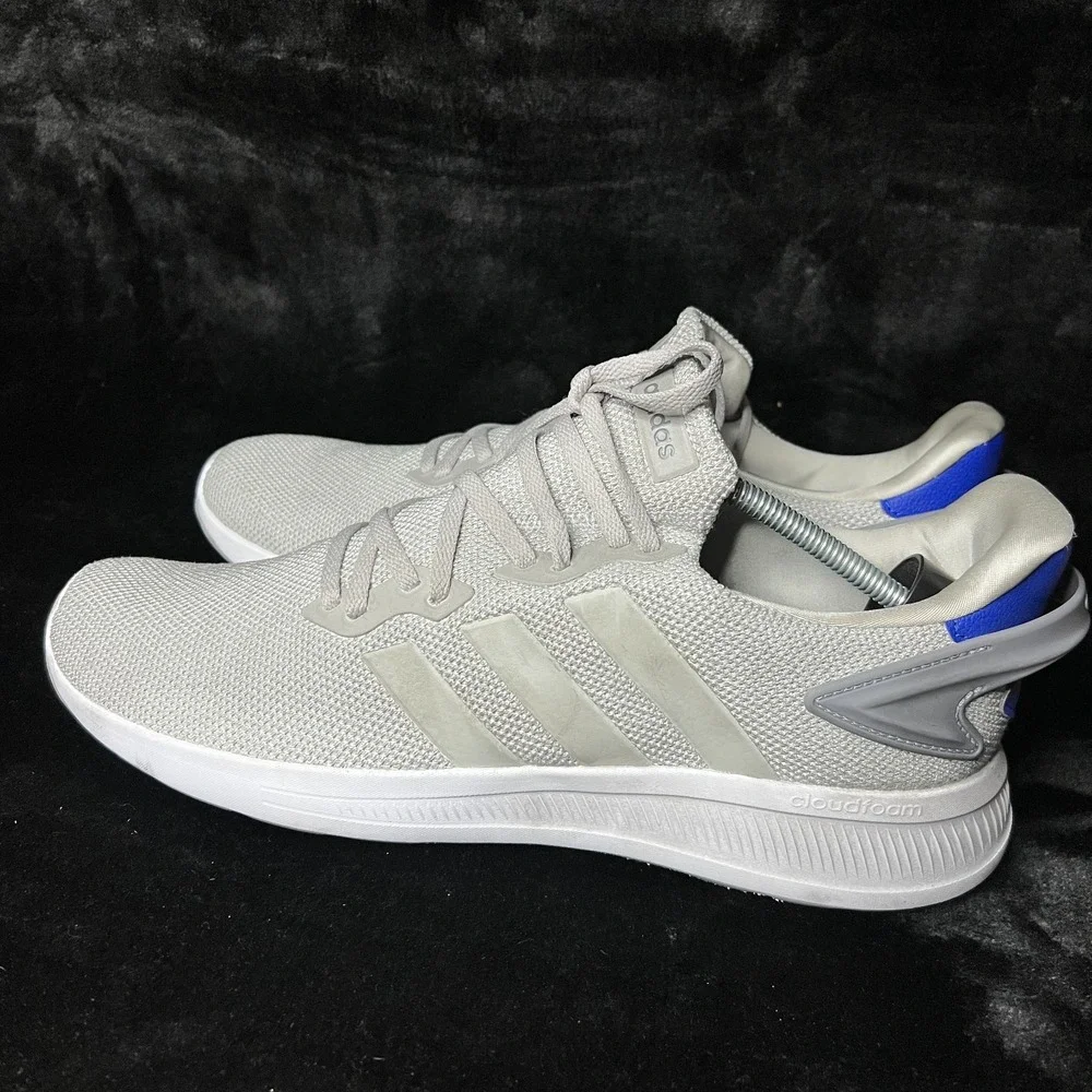 Adidas Lite Racer BYD 2.0 GZ8209‎ Mens 14 Running Shoes Gray Royal Blue Sneakers